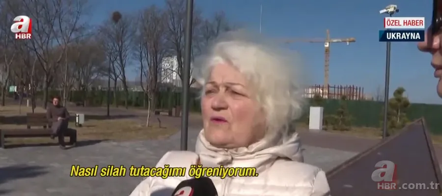 Rusya - Ukrayna geriliminin sembolü oldu! 76 yaşında silah eğitimi alan Valentyna Konstantynovska A Haber'e konuştu: Düşman gelirse... 14