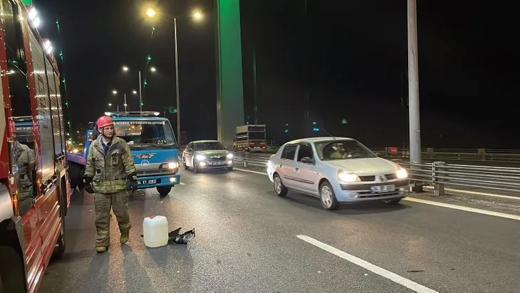 FSM Köprüsü’nde facianın eşiğinden dönüldü! Dur ihtarına uymayan sürücü 2 polisi yaraladı
