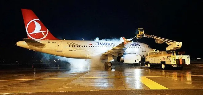Kar yağışı İstanbul’da hava trafiğini etkilemedi