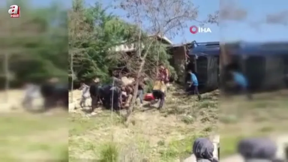 Bilecik’te 2 tır çarpıştı 3 kişi yaralandı