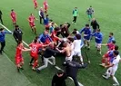 Amatör maçta korkunç kavga