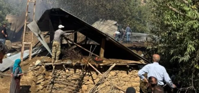 Batman’da ev yangını korkuttu! Kullanılamaz hale geldi