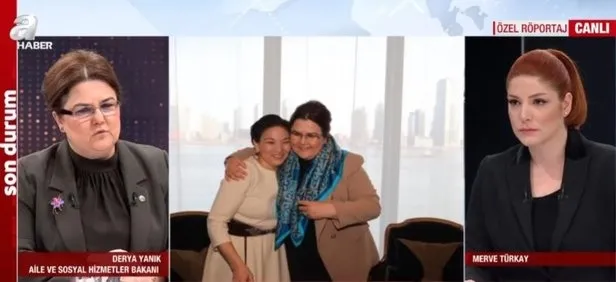 Aile ve Sosyal Hizmetler Bakanı Derya Yanık A Haber’de!