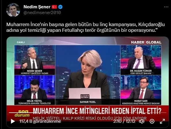 Son dakika: Memleket Partisi lideri Muharrem İnce: Adaylıktan çekiliyorum - 14