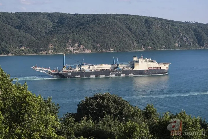 Castorone Sakarya Gaz Sahası için Filyos Limanı’na gidiyor! Derin deniz kesiminde boru döşeyecek