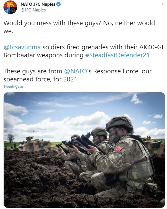 NATO’dan Türk askerine büyük övgü! Biz de bulaşmazdık!