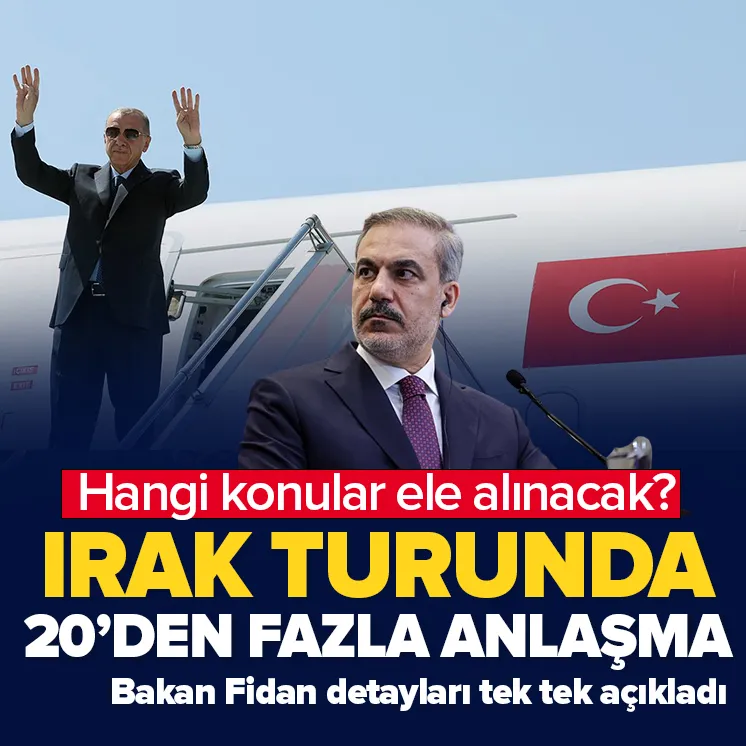 Irak ile 20den fazla anlaşma imzalanacak