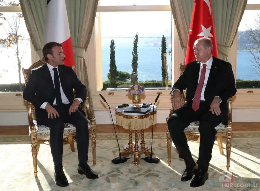 Fransa Cumhurbaşkanı Macron İstanbul'a geldi 19
