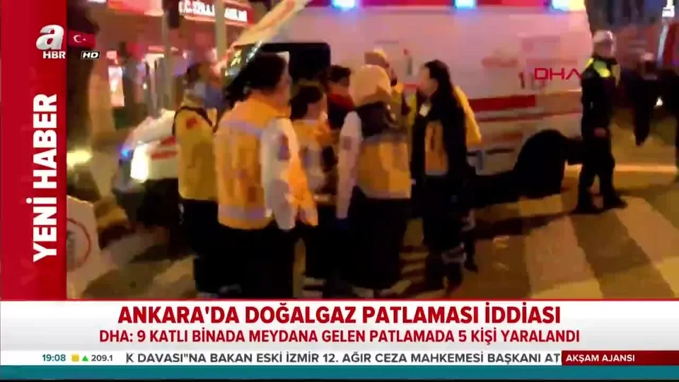 Ankara’da doğalgaz hattında patlama!