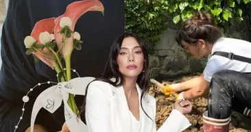 Neslihan Atagül minik oğlu Aziz’i kendi ürettiği besinlerle besliyor!