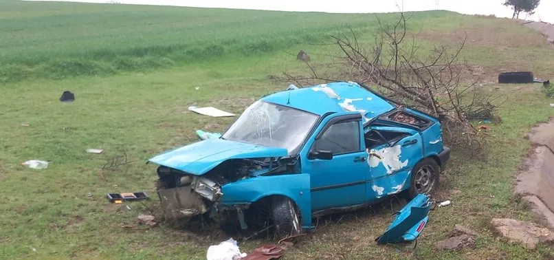 Tekirdağ'da bu araçtan sağ çıktılar