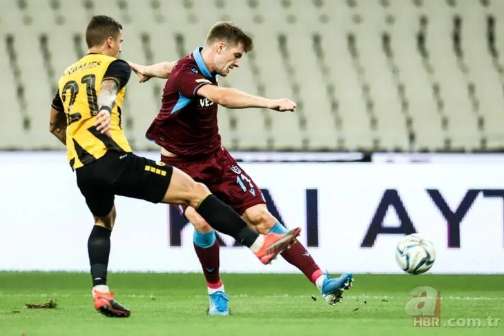Trabzonspor, AEK’yı 3 golle devirdi! AEK: 1 - Trabzonspor: 3 Maç sonucu