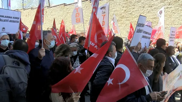 ABD Başkonsolosluğu önünde Biden’a 1915 olayları tepkisi