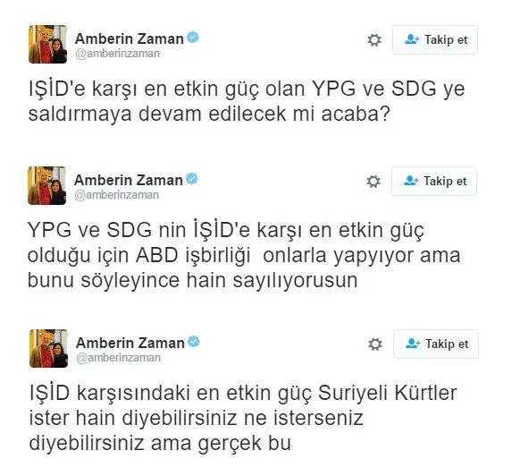Amberin Zaman'ın PKK hayranlığı - 1