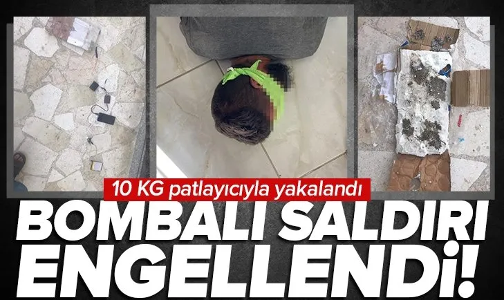 Bombalı saldırı engellendi! SON DAKİKA: İçişleri Bakanı Süleyman Soylu açıkladı: 10 kg bomba ile yakalandı
