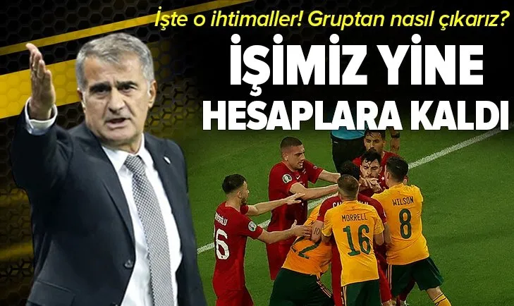 Türkiye A Milli Takımı EURO 2020 grubundan nasıl çıkabilir? Galler maçı sonrası hesaplar karıştı