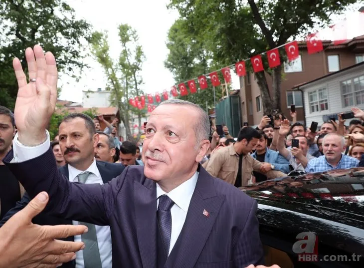 Başkan Erdoğan’dan Çengelköy’de esnaf ziyareti