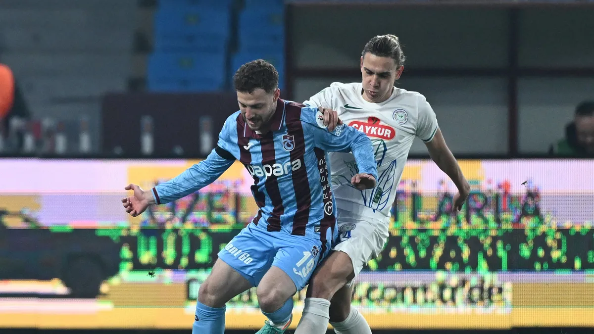Karadeniz derbisinde fırtına esti! Trabzonspor - Çaykur Rizespor'u mağlup etti
