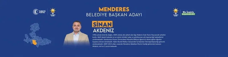 AK Parti-MHP Cumhur İttifakı İzmir Menderes, Menemen, Narlıdere ilçe belediye başkan adayı belli oldu! 31 Mart 2024 İzmir ilçe belediye başkan adayları listesi! - 2