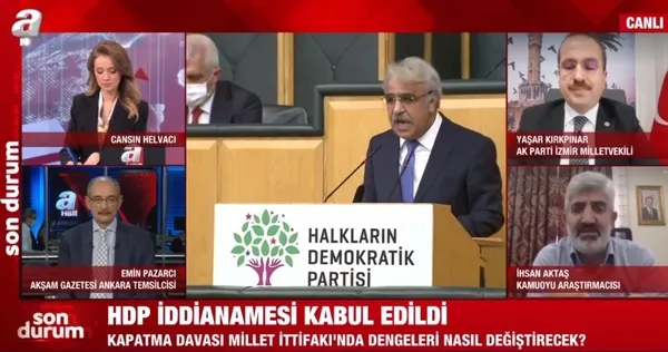 A Haber canlı yayınında kritik değerlendirme! HDP'nin asıl amacı ne? Parti binalarına saldırılarla ne hedefleniyor? - 5