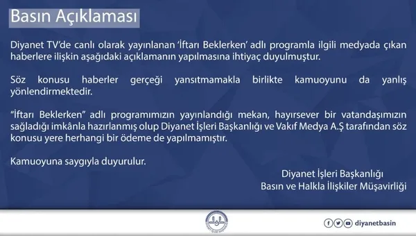 Son dakika | Yalan üretim merkezi Sözcü ve Birgün’e Diyanet’ten sert yanıt: Yalanınız batsın