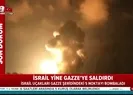 İşgalci İsrail Gazzeye saldırdı