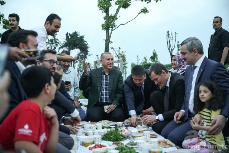 Başkan Erdoğan, Zeytinburnu sahilinde vatandaşlarla iftar yaptı