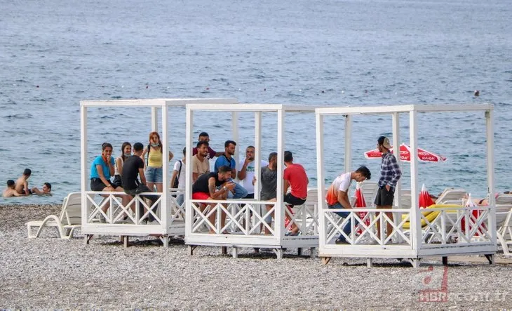 Antalya'da ilginç görüntü! Ortalık bir anda karıştı! Sebebi ise...