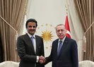 Son dakika: Başkan Erdoğan Katar Emiri Şeyh Temim bin Hamed Al Sani ile görüştü