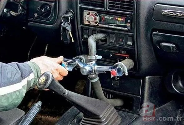 Kaza geçiren araçlarına öyle çözümler buldular ki... 8