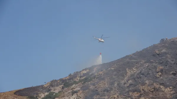 Çanakkale'de çıkan orman yangınına müdahale ediliyor - 3