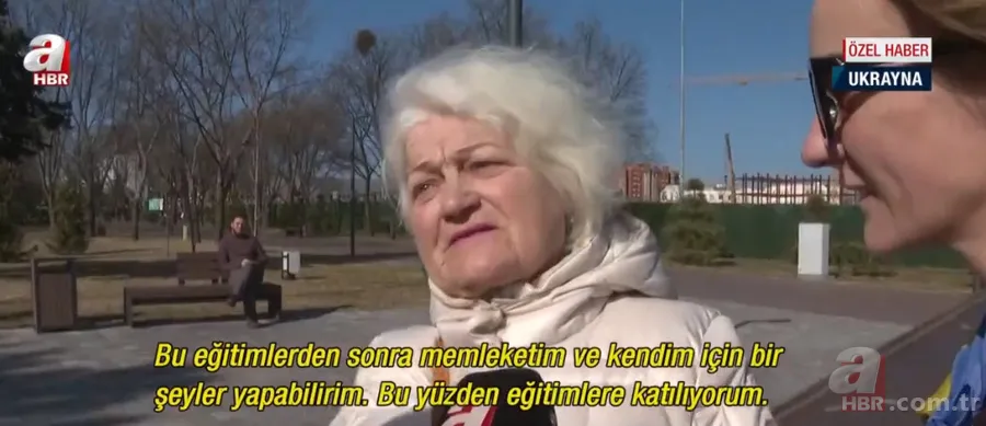 Rusya - Ukrayna geriliminin sembolü oldu! 76 yaşında silah eğitimi alan Valentyna Konstantynovska A Haber'e konuştu: Düşman gelirse... 7