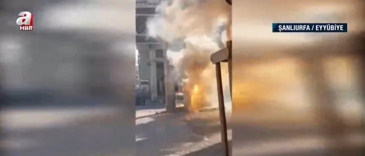 Şanlıurfa’da korkutan patlama! Mahalledeki trafo bomba gibi patladı