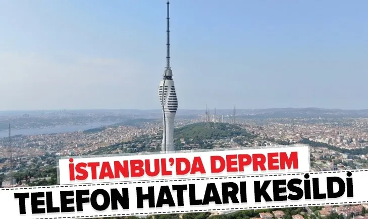 İstanbul'daki deprem sonrası telefon hatları kesildi