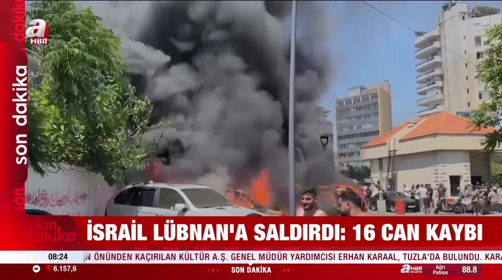 İsrail'den Lübnan'a saldırı kanlı saldırı