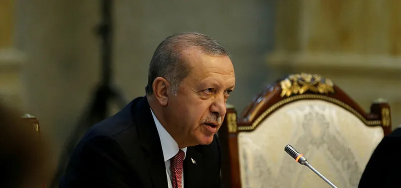 Başkan Erdoğan Kırgızistan'da konuştu