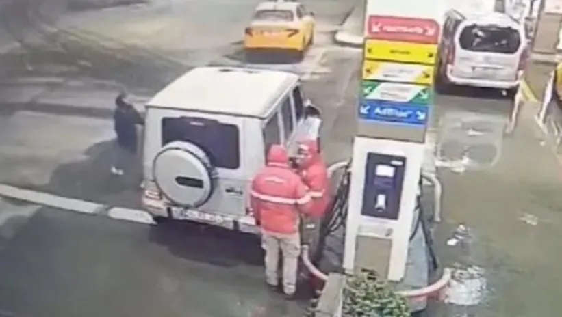 Benzinlikte dehşet! İş insanına Seni öldüreceğim diyerek saldırdı