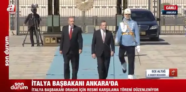 Başkan Erdoğan ve İtalya Başbakanı Mario Draghi’den açıklamalar