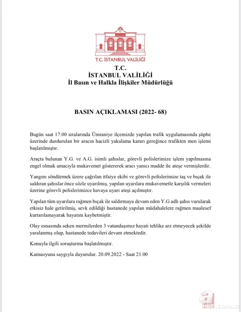 Ümraniye'de polislere bıçaklı saldırı: Aracını yaktı uyarılara aldırmadı! Ölü ve yaralılar var 4