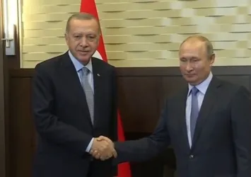 Başkan Erdoğan Putin ile bir araya geldi