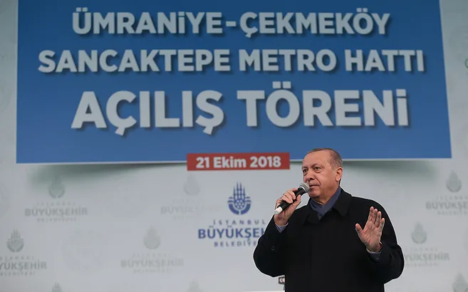 Başkan Erdoğan Üsküdar-Çekmeköy-Sancaktepe metro hattının açılışında konuştu