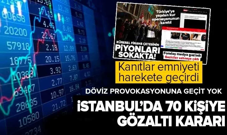 Son dakika: Kur operasyonunun kanıtları emniyeti harekete geçirdi! İzinsiz gösteri yapan 70 kişiye gözaltı