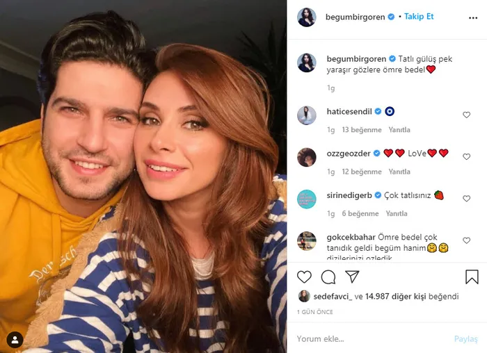 Begüm Birgören aşka geldi: Tatlı gülüş pek yaraşır