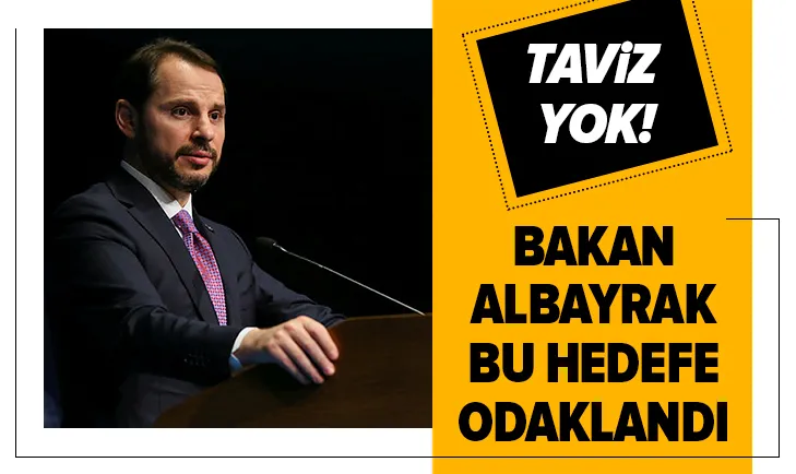 Bakan Albayrak bu yıla ilişkin hedefi tutturmaya odaklı