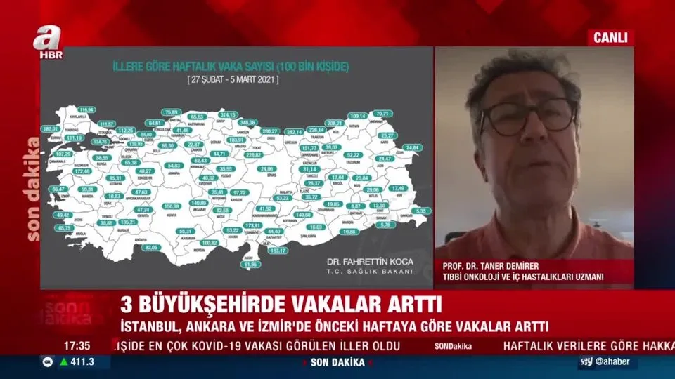 2 hafta tam kapanma uygulanmalı Türk bilim insanından A Haber canlı yayınında flaş çağrı