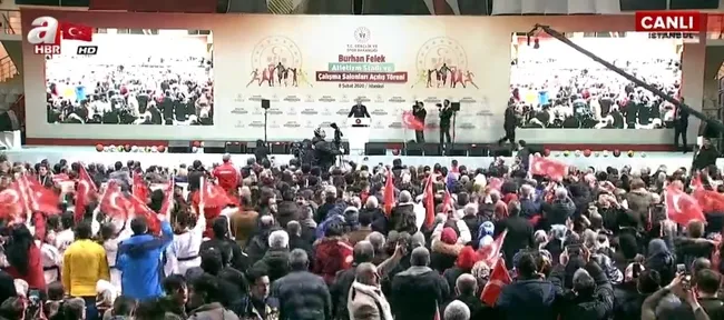 Başkan Erdoğan'dan Burhan Felek Atletizm Pistinin Açılış Töreni'nde önemli açıklamalar - 1