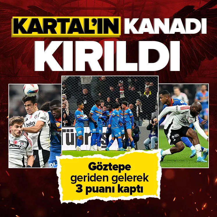 Beşiktaş Göztepeye mağlup oldu