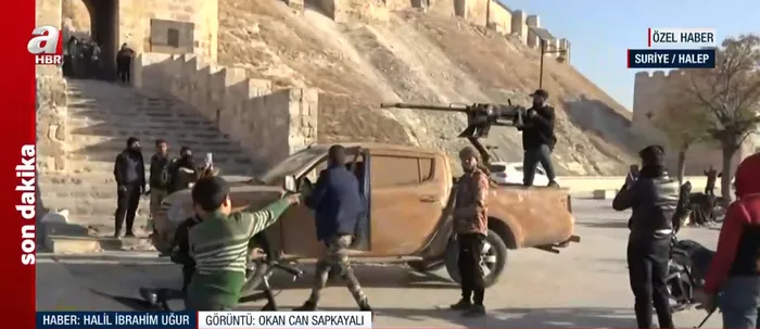 A Haber Tel Rıfat ve Halep İdlib'de! İşte Esad rejiminin çekildiği sokaklar - 1