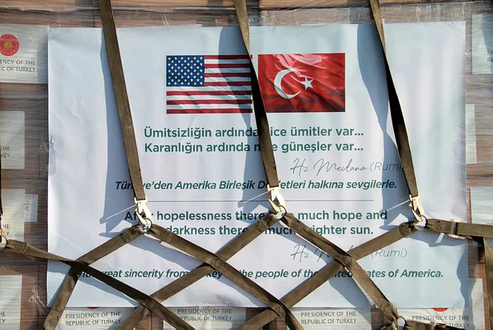 Türkiye’nin ABD’ye gönderdiği yardım uçağı iniş yaptı