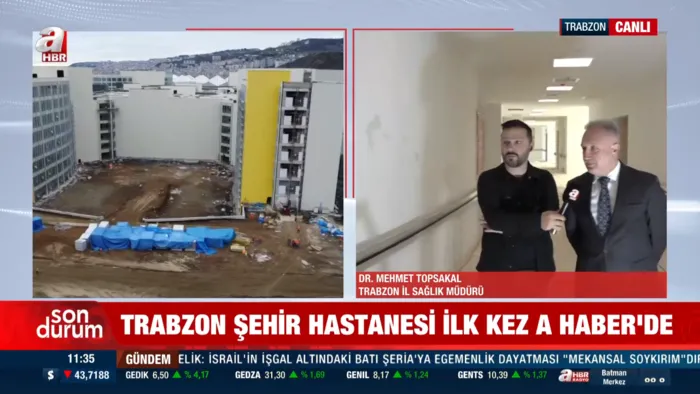 Trabzon Şehir Hastanesi kapılarını ilk kez A Haber'e açtı - 1